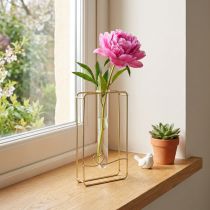 kohteita Koeputken pidike metallia, koeputkiteline, koeputken koristelu 17,5cm