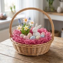 kohteita Mulberry Cotton Pink 150g Raffia-koriste, luonnollinen