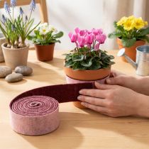 kohteita Huopanauha kaksivärinen ruukkunauha villahuopanauha pinkki punainen 7,5 cm 5 m