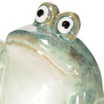 kohteita Keraaminen sammakkohahmo, yksityiskohtainen muotoilu, ihastuttava lahjaidea, 13 cm