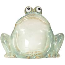 kohteita Keraaminen sammakkohahmo, yksityiskohtainen muotoilu, ihastuttava lahjaidea, 13 cm