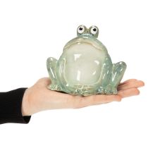 kohteita Keraaminen sammakkohahmo, yksityiskohtainen muotoilu, ihastuttava lahjaidea, 13 cm