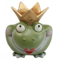 Frog King Deco Maljakko Puutarhakoristelu Sammakkomaljakko 21×17,5×23cm
