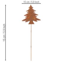 kohteita Puutarhakeppi, säänkestävää terästä, peura, tähti, kuusi, korkeus 10/15 cm, 3 kpl