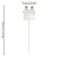 kohteita Valaistu talo, viihtyisä sisustus juhlatunnelmaan olohuoneessa, 80 cm