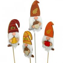 Puutarhapiippu gnome syksyn koristelu puu lajiteltu 39cm 8kpl