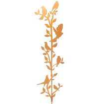 kohteita Puutarhakeppi linnuilla, metallikoriste, 100 cm