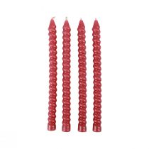 kohteita Kierretyt kynttilät spiraalikynttilät pinkki Ø1,4cm K18cm 4kpl