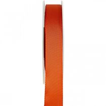 kohteita Lahja- ja koristenauha Oranssi silkkinauha 25mm 50m
