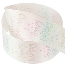 kohteita Lahjanauha Happy Birthday syntymäpäiväkoristeita 40mm 15m