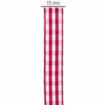 kohteita Lahjanauha ruudullinen punainen 15mm 20m