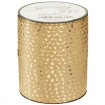 kohteita Lahjanauha kiharrin nauha sydämillä kullanruskea 10mm 100m