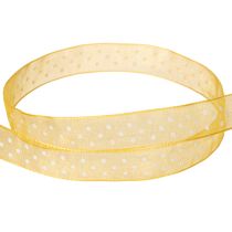 kohteita Pilkullinen lahjanauha, täydellinen viimeistely lahjapakkauksiin ja lahjarasioihin, 1,5 cm leveä, 20 m pitkä