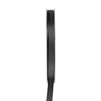 Lahjanauha musta surukukkainen koristenauha 8mm 50m