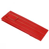 kohteita Lahjapussi pullopussi paperi punainen kulta 9×12×36cm 1 kpl