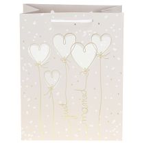 kohteita Lahjakassi “just married” lahjakassi kahvoilla beige 18×10×23cm 2kpl