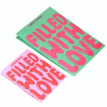 kohteita Lahjakassi kahvoilla ”Täynnä rakkautta” K36/23cm 2 kpl setti