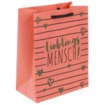 kohteita Lahjapussi sydämillä “Lempihenkilö” paperia 18×10×23cm 2kpl