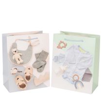 kohteita Vauvan lahjakassi pojalle - ihanteellinen vauvalahjoiksi syntymän yhteydessä - 23 cm - 2 kpl