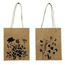 kohteita Lahjapussit kahvoilla paperi luonnonmusta 12×15cm 6 kpl