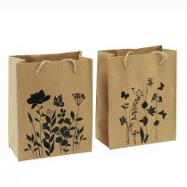 kohteita Lahjapussit kahvoilla paperi luonnonmusta 12×15cm 6 kpl