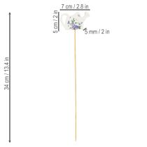 kohteita Kastelukannun koristekepit kimppuihin ja parvekekukkien koristeluun, 34 cm, 8 kpl