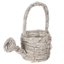 kohteita Koristeellinen kastelukannu tyylikkäällä punotulla muotoilulla eleganttiin kodin sisustukseen, 26 cm