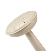 kohteita Vintage metallinen kastelukannu, kermanvalkoinen, koristeellinen ja käytännöllinen, istutusastia kuiva- ja tekokukille, sisäkastelukannu, 26 cm korkeus, 5 litraa