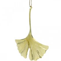 kohteita Ginkgo lehtiriipus, Adventtikoristeet, metallikoristeet syksyyn Kultainen L12cm 12 kpl