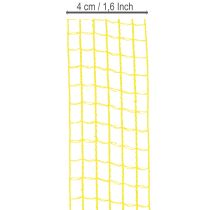 kohteita Keltainen verkkonauha, 4,5 cm, lahjanauha luovaan koristeluun