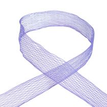 Verkkoteippi, ristikkoteippi, koristeteippi, violetti, lankavahvistettu, 50mm, 10m