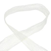Verkkoteippi, ristikkoteippi, koristeteippi, valkoinen, lankavahvistettu, 50 mm, 10 m