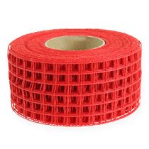 Ristikkoteippi 4,5 cm x 10 m punainen