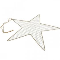 kohteita Metal Star Mesh Deco Star Metal Deco Gold Ø57cm