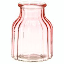 kohteita Lasi kukkamaljakko retro pinkki sävytetty Ø11cm K14.5cm 2kpl