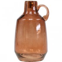 kohteita Kynttilänjalka lasitanko kynttilän ruskea lasikoristelu H22cm