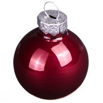 kohteita Lasipallot Christmas in Bordeaux mix Ø3cm 22 kpl