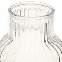 kohteita Lasimaljakko kukkamaljakko lasiurat retrokirkas Ø13,5cm K20cm