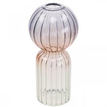 kohteita Lasimaljakko Deco Maljakko Sininen Ruskea Kirkas Minimaljakko Ø8cm K17cm