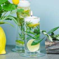 kohteita Lasimaljakko jalustalla, kirkas, Ø6cm, korkeus 20cm