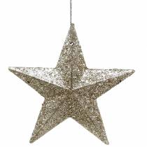 kohteita Glitter star samppanja 9,5/5cm 18 kpl