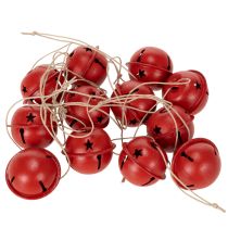 kohteita Kellomaiset koristeelliset riipukset tähtiaiheella, 3 cm, 9 kpl