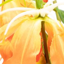kohteita Keinotekoinen Gloriosa-oranssi kukka pitkillä varsilla maljakoihin 80 cm 3 kpl
