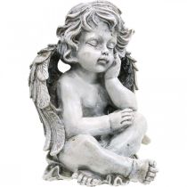kohteita Grabengel Angel Grey Hautafiguuri Hautakoristeet 24cm