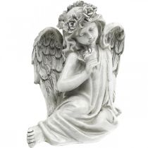 Hauta-enkeliistuin Hautakoristeenkeli 20×14×20cm