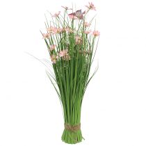 Nurmikko kukkia ja perhosia vaaleanpunainen 70cm