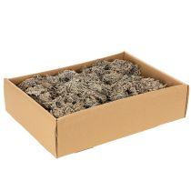 kohteita Koristeellinen sammal, harmaa sammal askarteluun, 500g