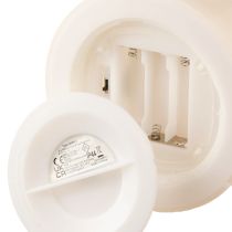 kohteita Suuri LED-kynttilä ajastimella, ulkokäyttöön, lämmin valkoinen, Ø12,5 cm, korkeus 20 cm