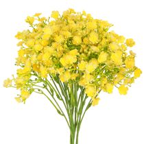 kohteita Gypsophila paniculate kipsiyrtti keltaiset kukat L46cm 4 kpl