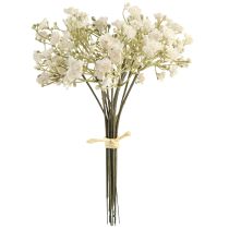 kohteita Gypsophila keinotekoinen vauvanhengitys nipussa valkoinen 23cm 12kpl